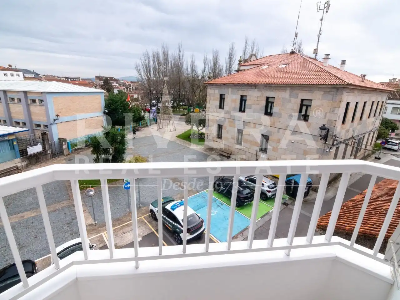 Balcony of Flat for sale in Vilanova de Arousa  with Heating, Storage room and Furnished