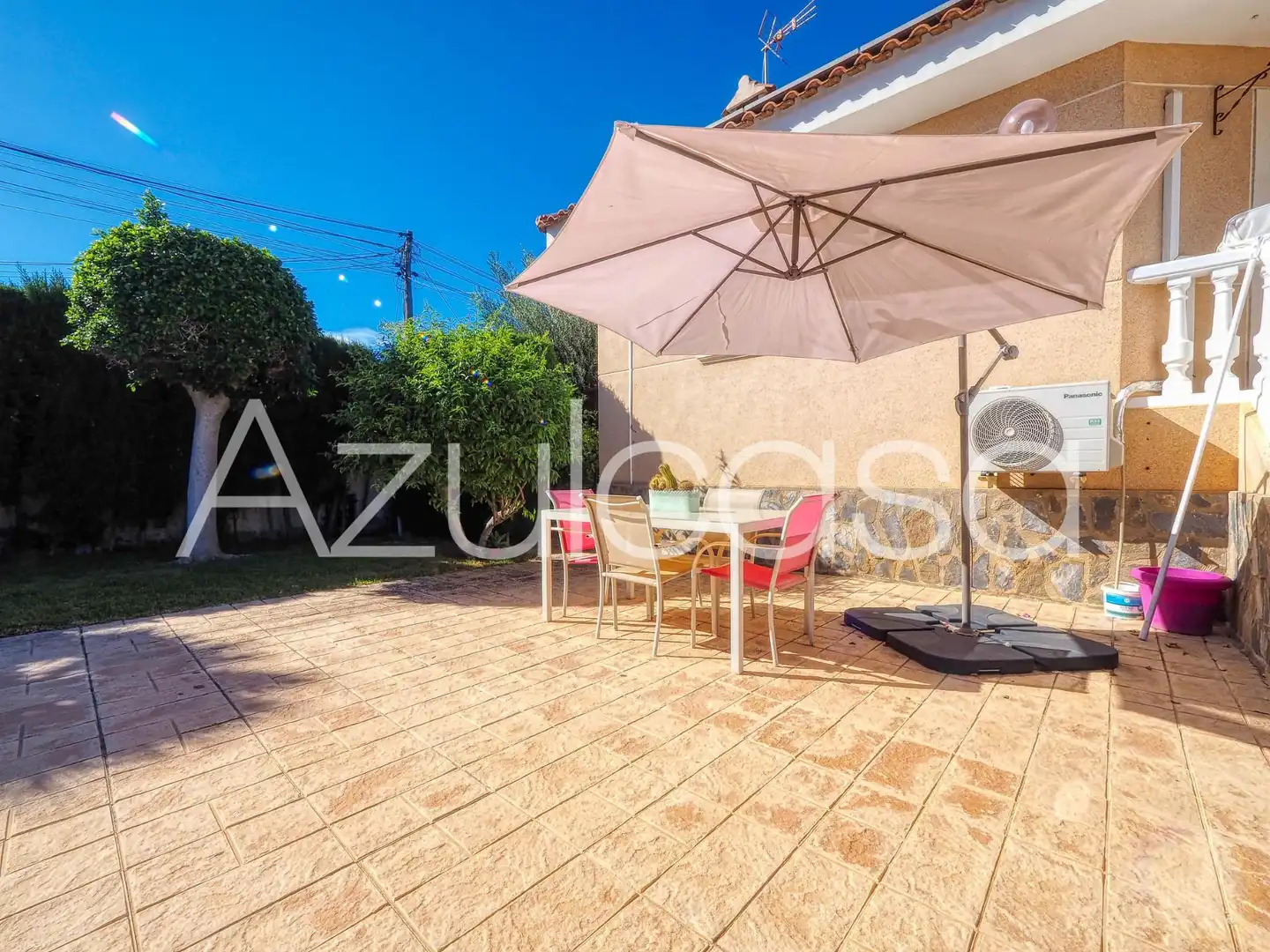 Garden of Houses for sale in Mutxamel  with Air Conditioner, Heating and Terrace