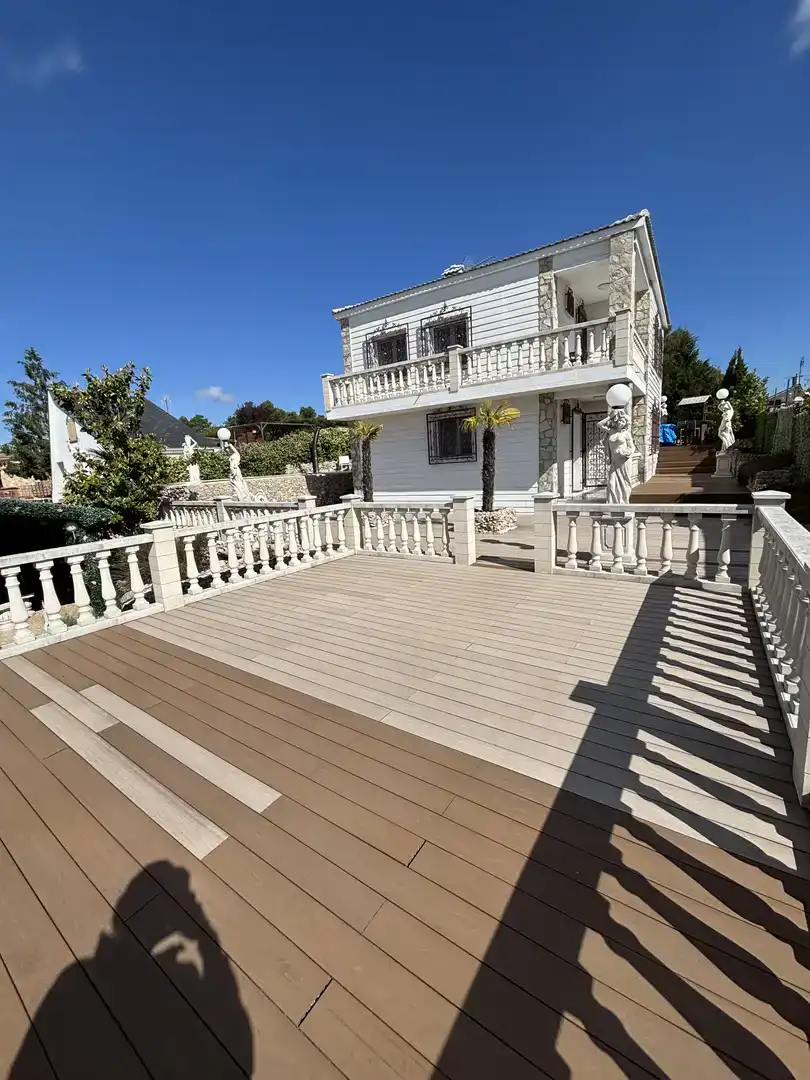 Terrassa de Casa o xalet en venda en Mediona amb Aire condicionat, Piscina i Balcó