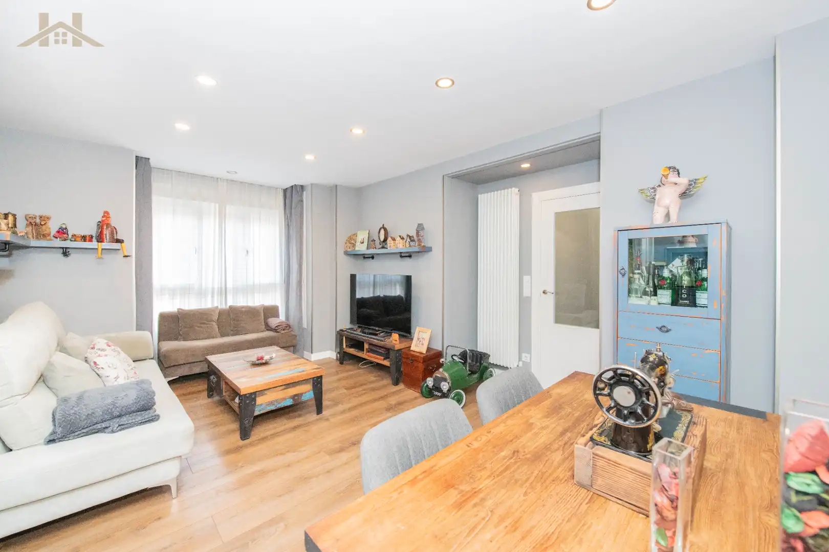 Sala de estar de Ático en venta en Alcorcón con Aire acondicionado, Calefacción y Terraza