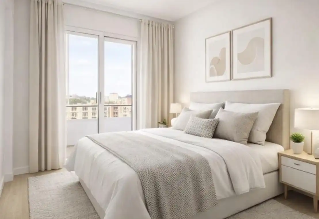 Bedroom of Flat for sale in Fuenlabrada  with Air Conditioner, Heating and Terrace