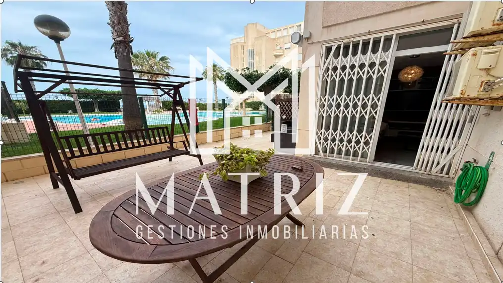 Garden of Flat for rent in El Campello  with Air Conditioner, Heating and Terrace