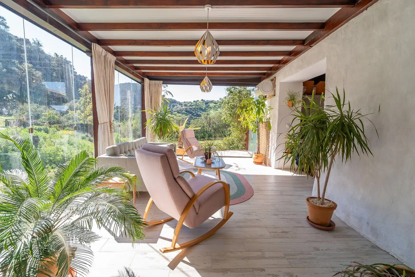 Terrassa de Casa o xalet en venda en Málaga amb Aire condicionat, Jardí privat i Traster