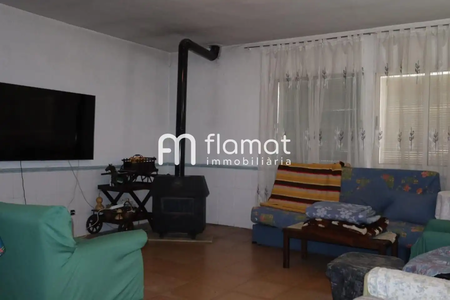 Sala d'estar de Casa o xalet en venda en Massanes amb Jardí privat i Terrassa