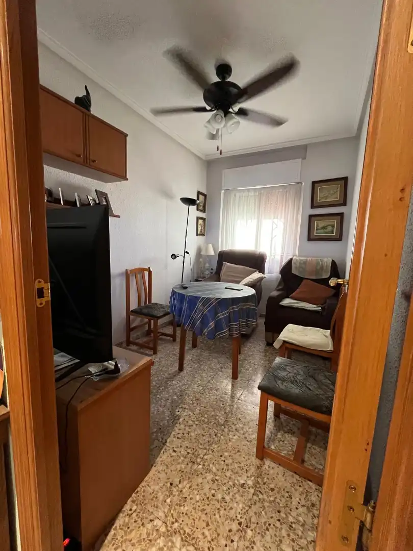 Living room of Flat for sale in Elda  with Air Conditioner and Furnished