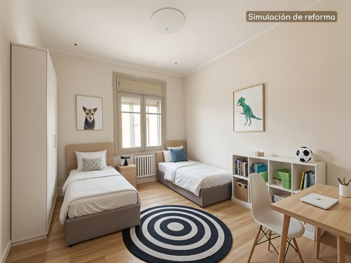 Bedroom of Flat for sale in Zaragoza  with Heating, Terrace and Storage room
