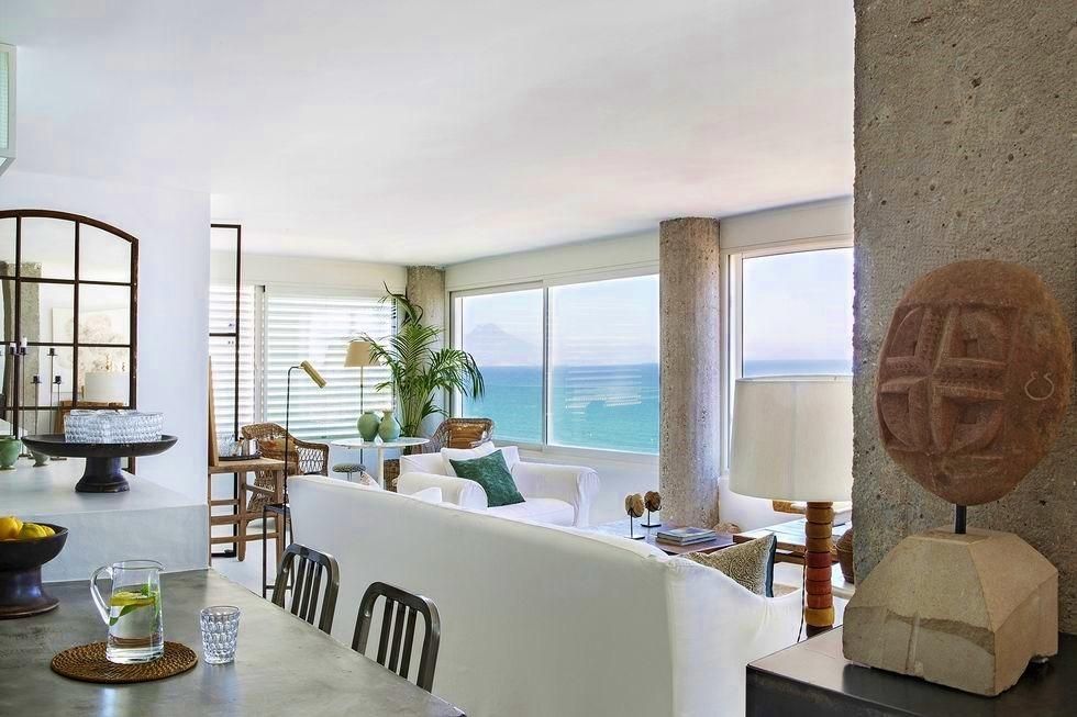 Sala d'estar de Pis en venda en Alicante / Alacant amb Aire condicionat, Calefacció i Jardí privat