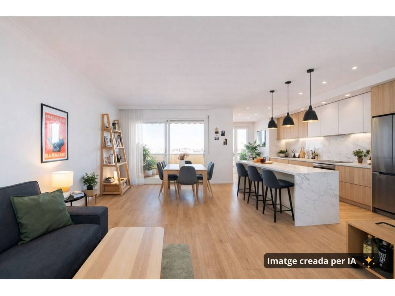 Cocina de Piso en venta en Sabadell con Calefacción, Terraza y Balcón