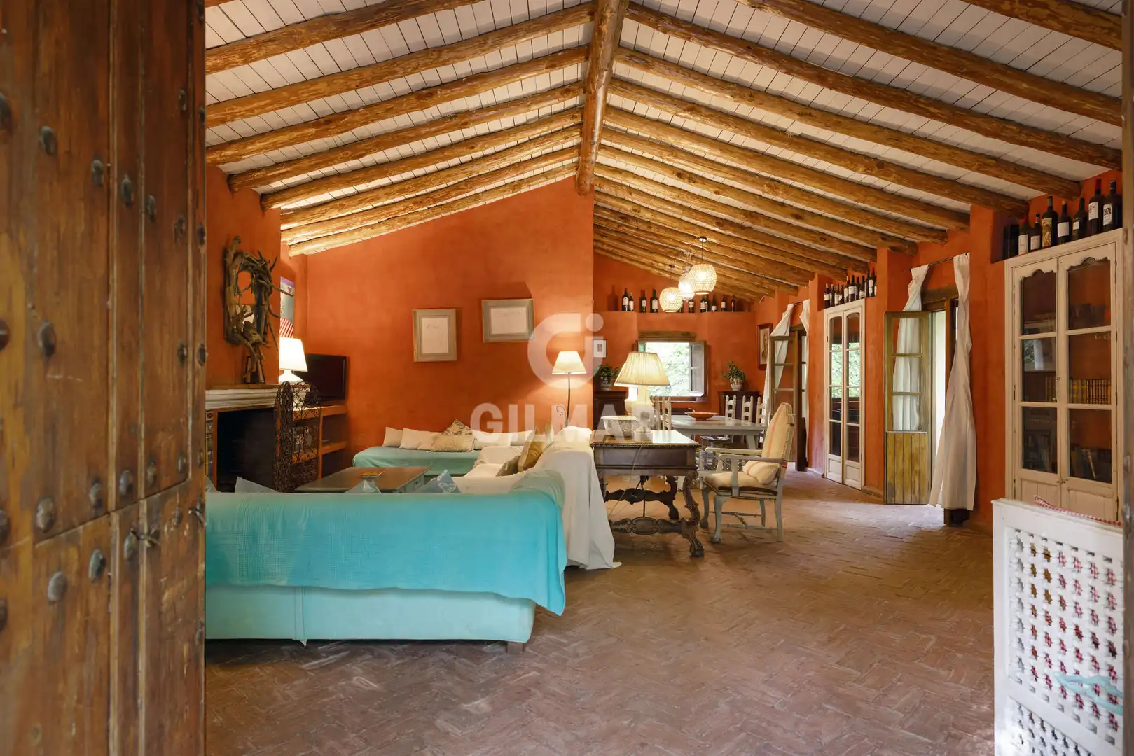 Sala de estar de Casa o chalet en venta en Grazalema con Calefacción, Jardín privado y Piscina