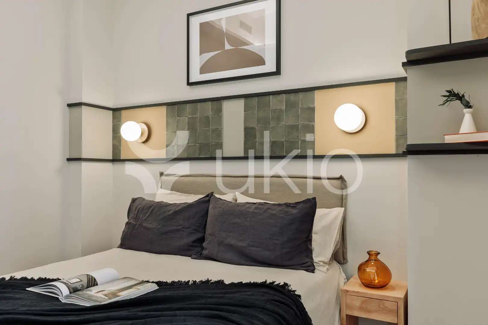 Habitación de Apartamento de alquiler en Barcelona con Aire acondicionado, Calefacción y Terraza