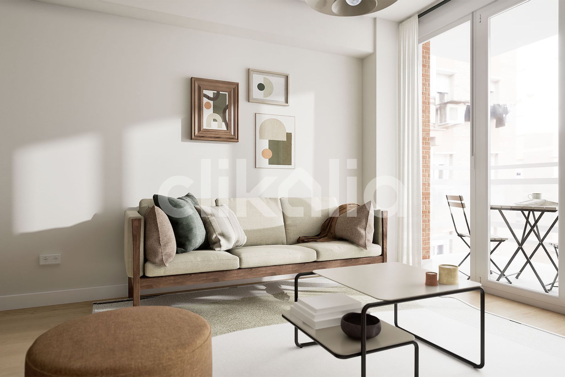 Living room of Flat for sale in Málaga Capital  with Air Conditioner and Terrace