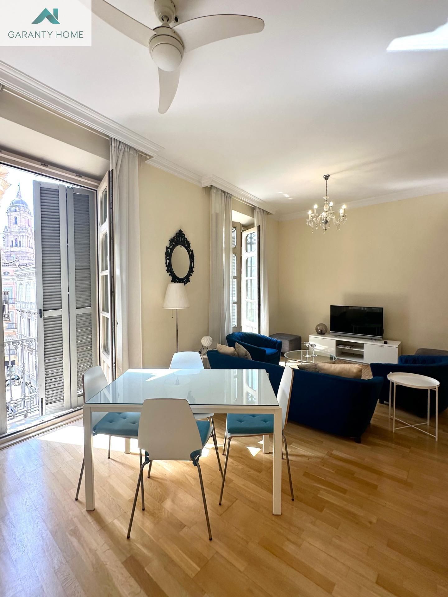 Living room of Flat to rent in Málaga Capital  with Balcony