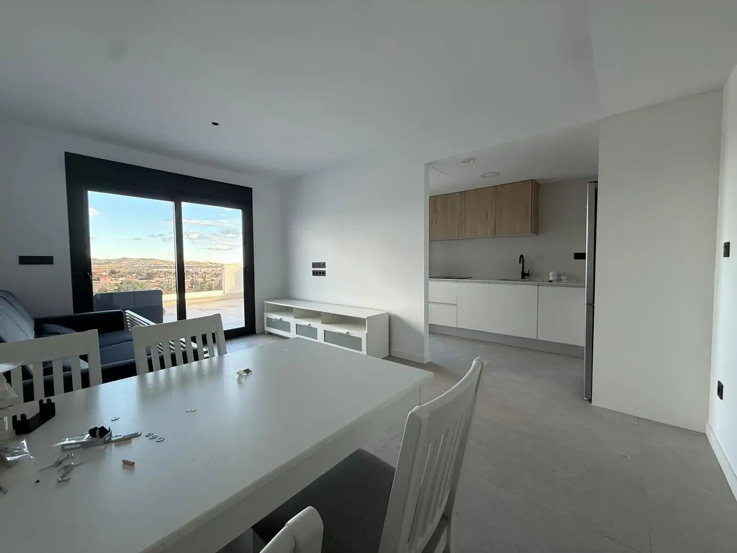 Esszimmer von Wohnungen zum Verkauf in Mutxamel mit Klimaanlage, Terrasse und Gemeinschaftspool