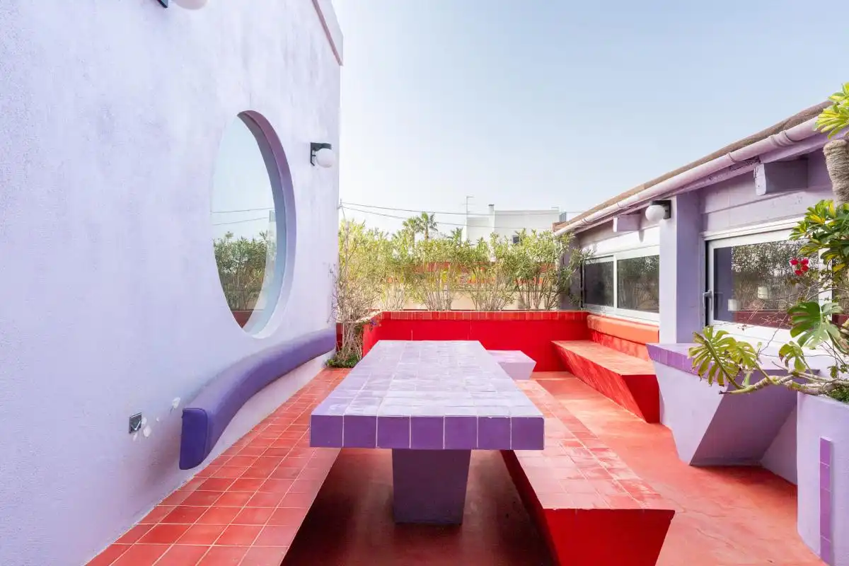 Terrace of Country homes for sale in  Valencia Capital  with Air Conditioner, Heating and Private garden