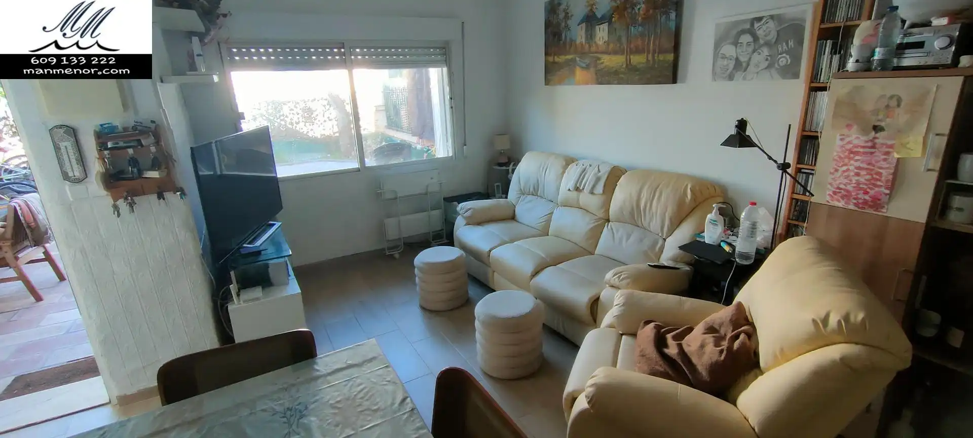 Sala de estar de Casa adosada en venta en Cartagena con Aire acondicionado, Jardín privado y Trastero