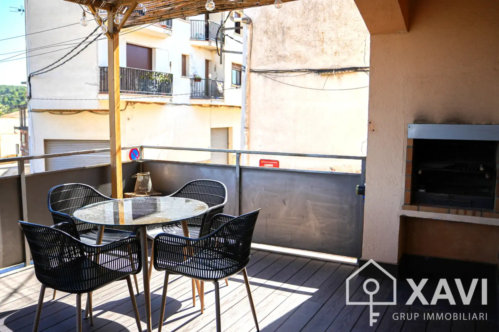 Terraza de Casa adosada en venta en Cabrera d'Anoia con Aire acondicionado, Calefacción y Jardín privado
