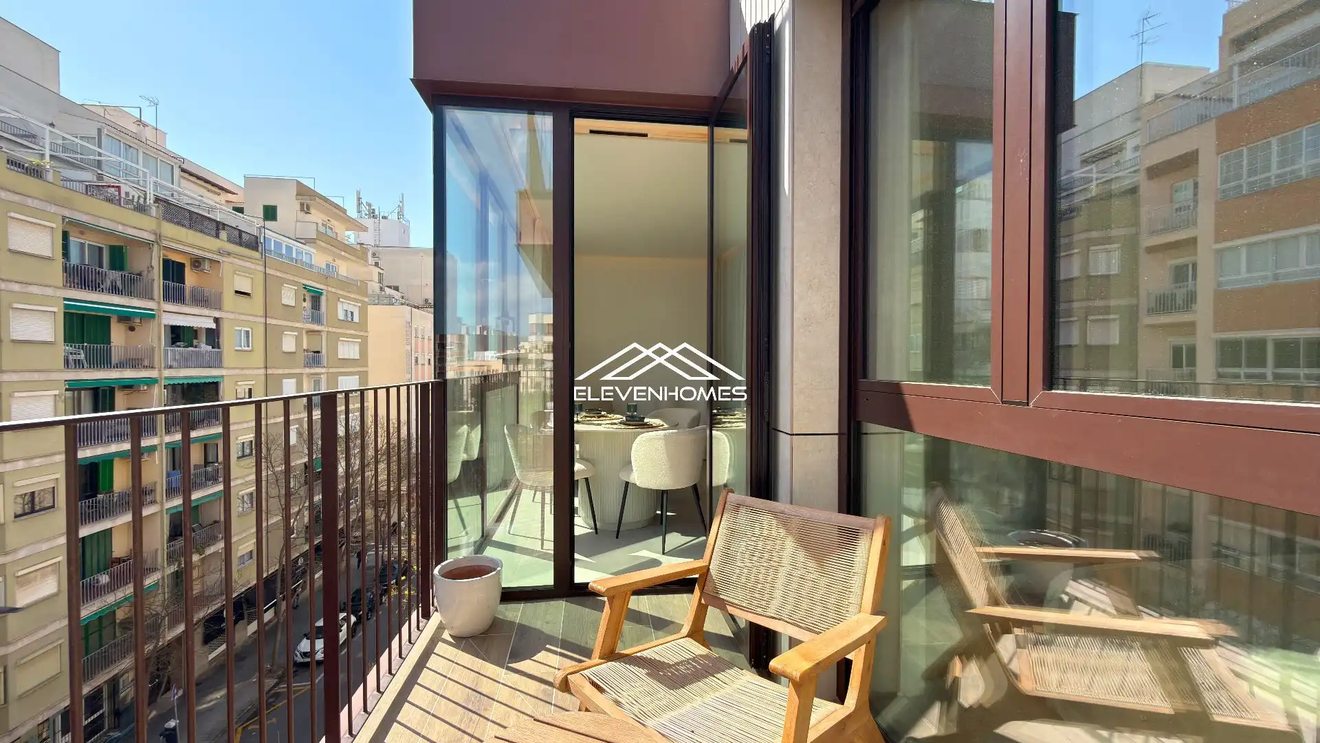 Balcony of Flat for sale in  Palma de Mallorca  with Air Conditioner, Heating and Terrace