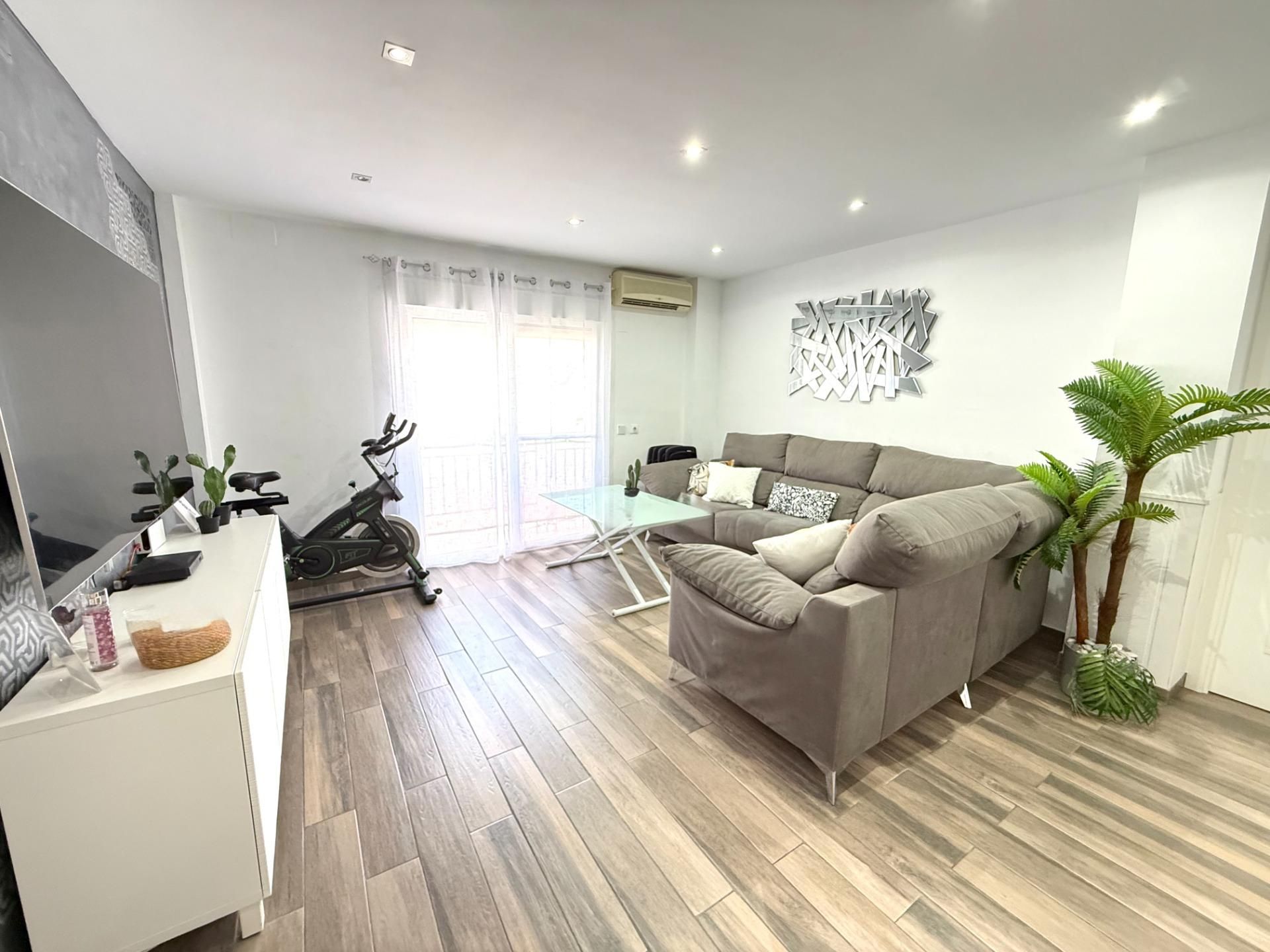 Living room of Flat for sale in Utrera  with Air Conditioner, Terrace and Balcony