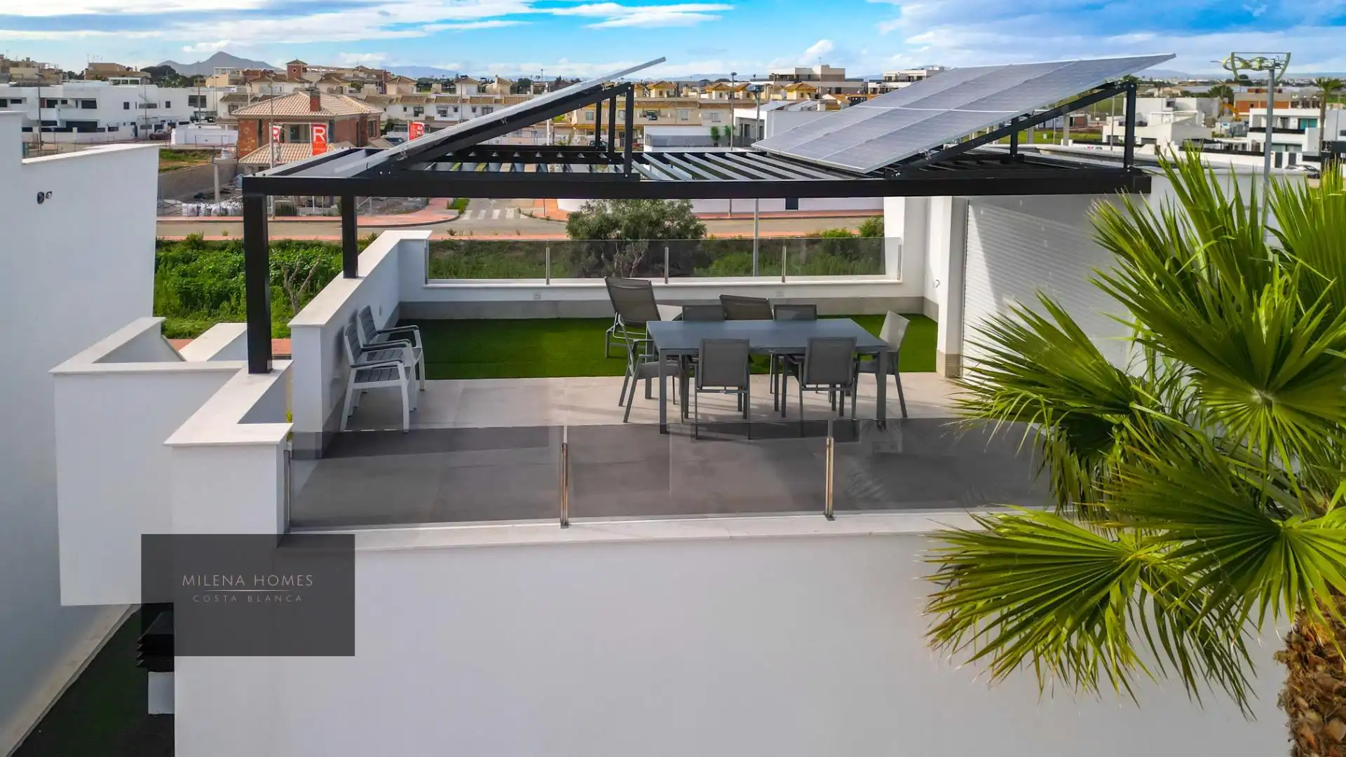 Terrassa de Casa o xalet en venda en San Javier amb Aire condicionat, Calefacció i Jardí privat