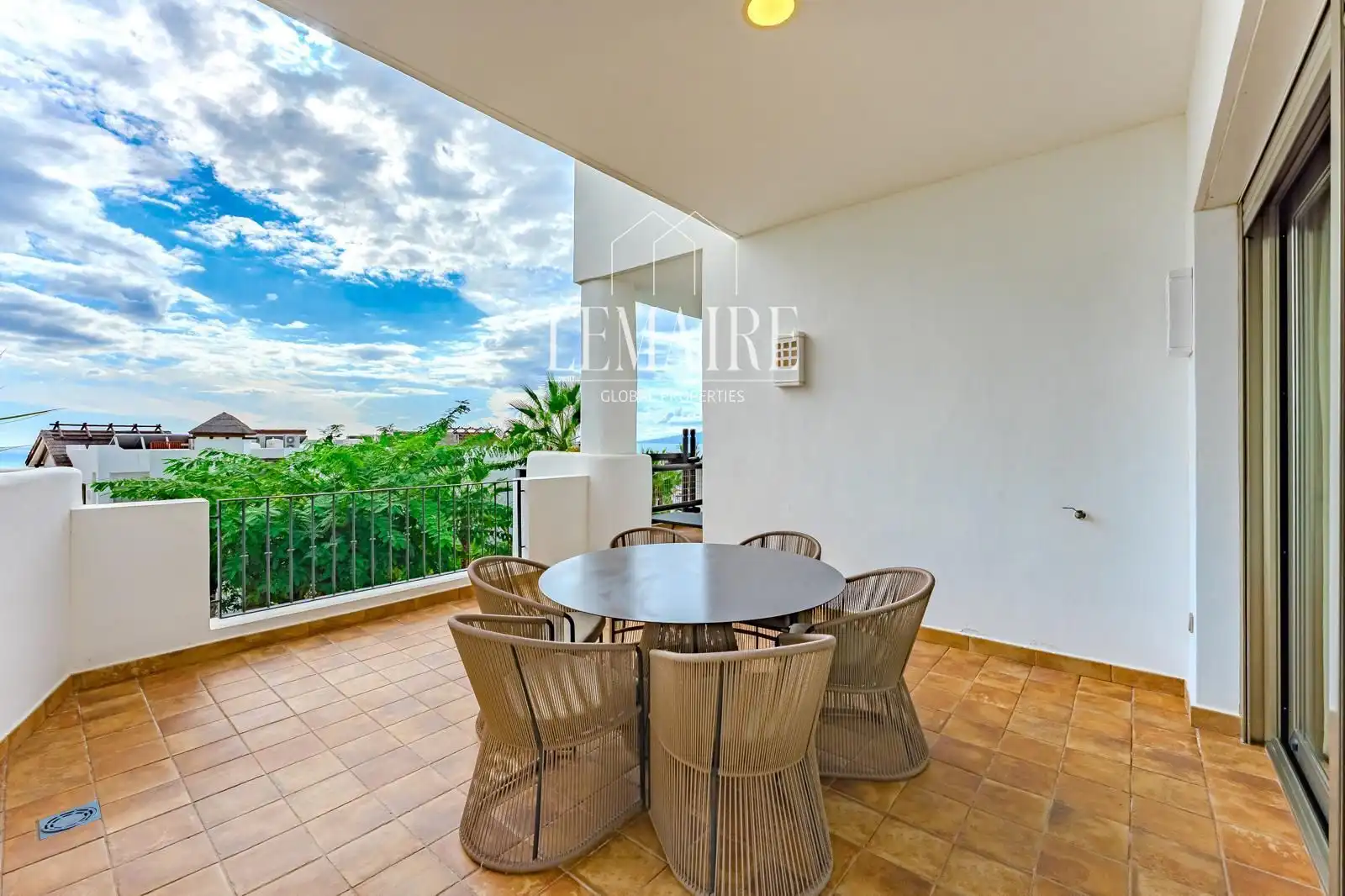 Terrace of Flat for sale in Guía de Isora  with Air Conditioner, Terrace and Swimming Pool
