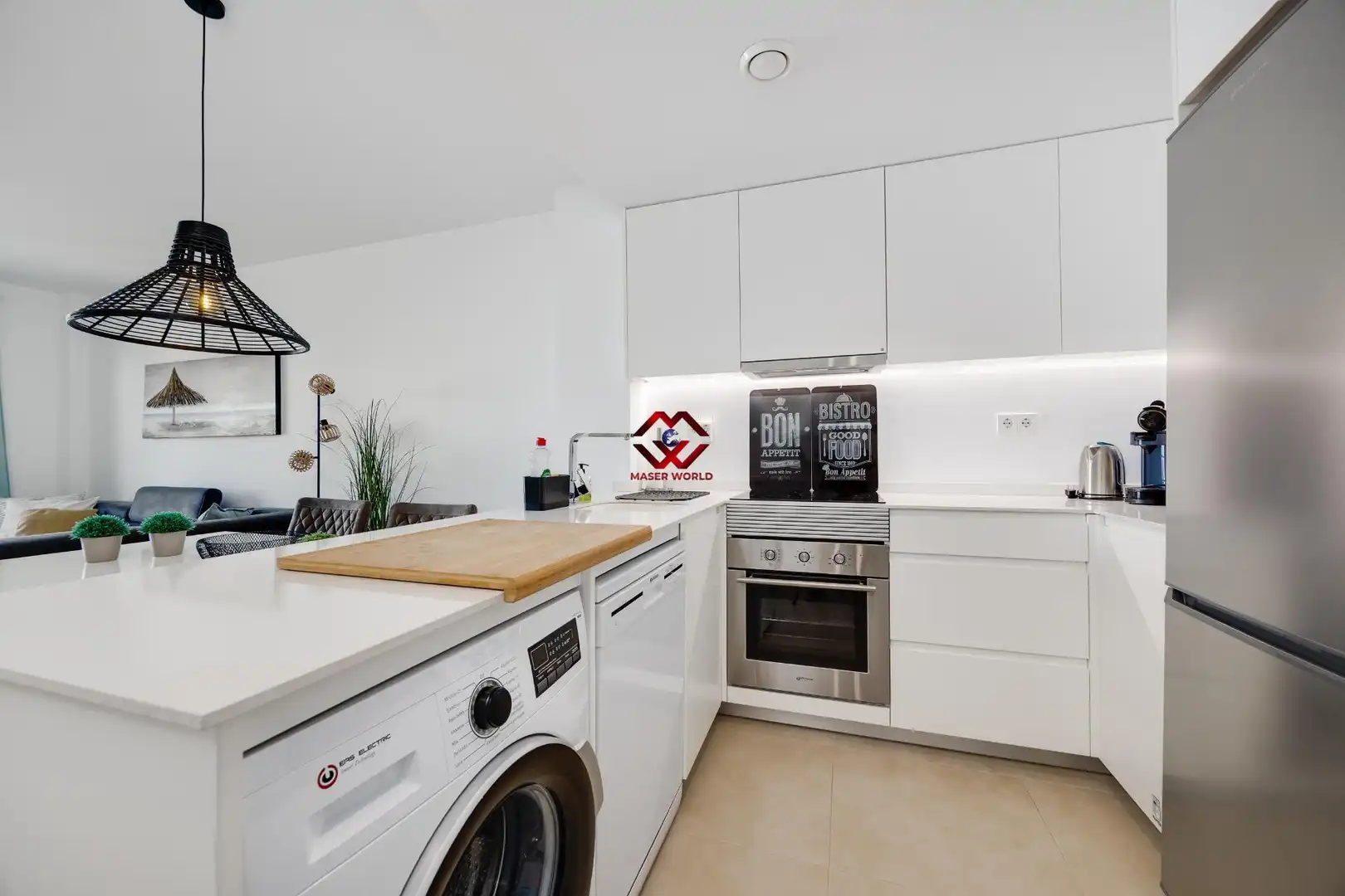 Cuina de Apartament en venda en Pilar de la Horadada amb Aire condicionat, Calefacció i Jardí privat