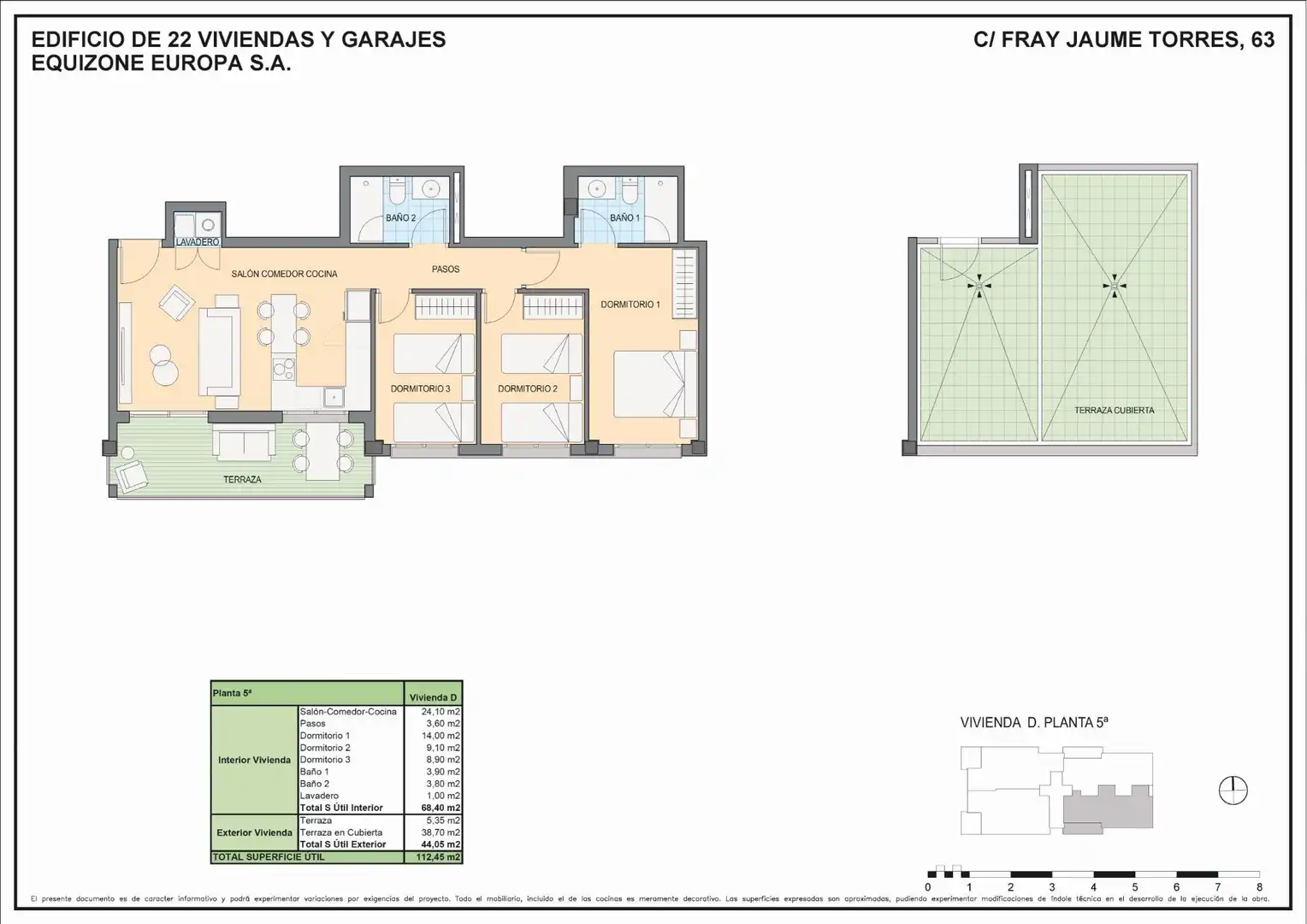 Ático con piscina en venta en Calle FRAY JAUME TORRES 63, imagen 2