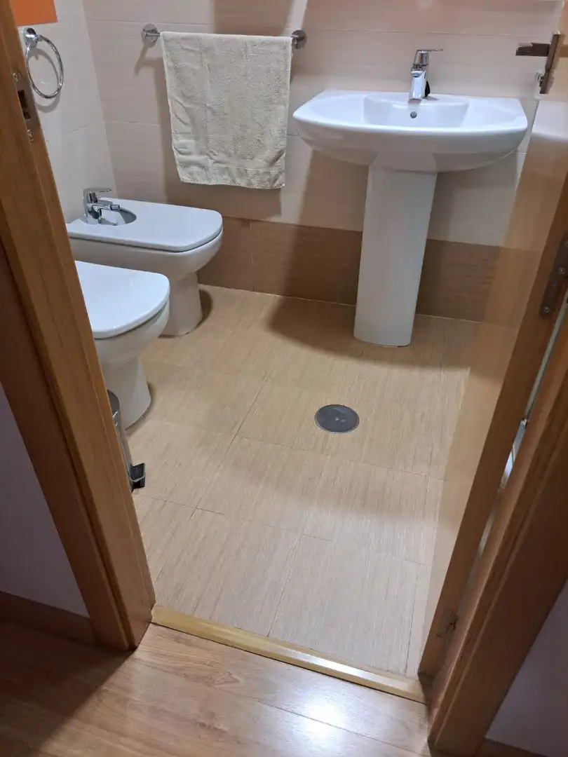 Bathroom of Flat for sale in Guadix  with Heating, Parquet flooring and Furnished