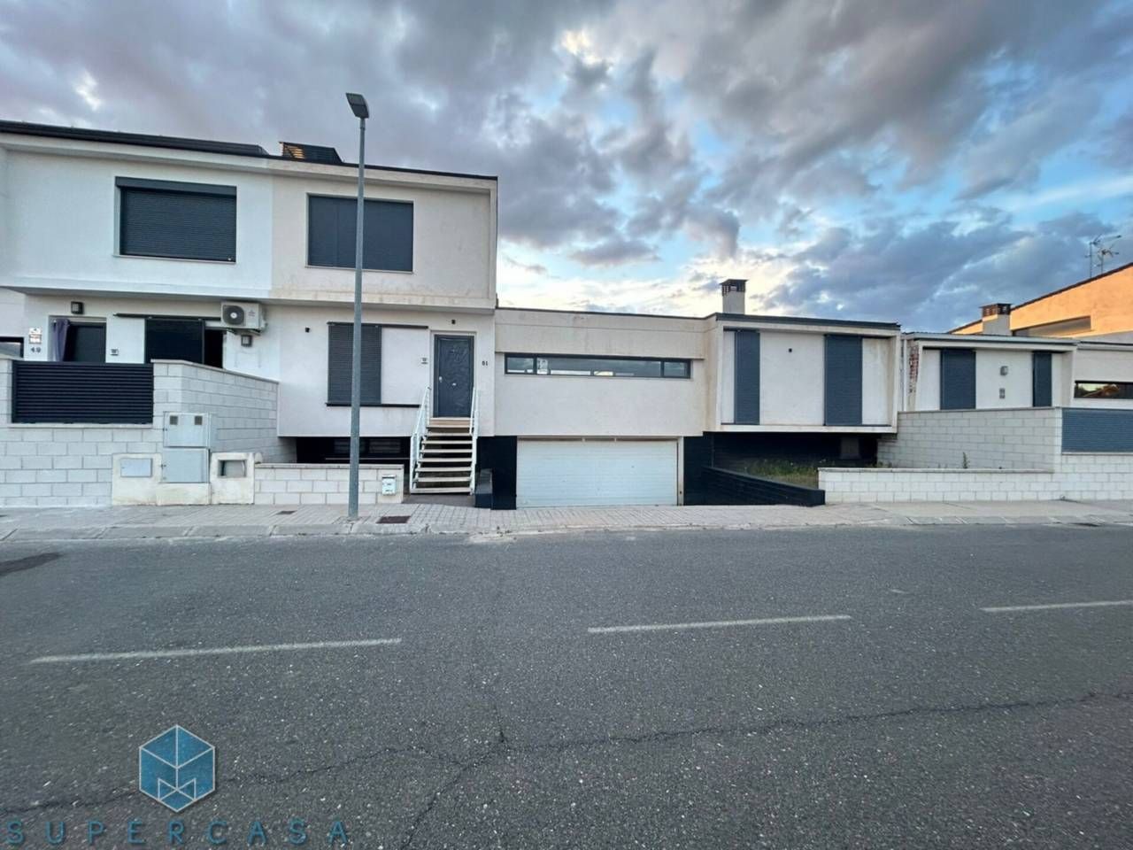 Exterior view of Single-family semi-detached for sale in Burguillos de Toledo  with Heating and Private garden