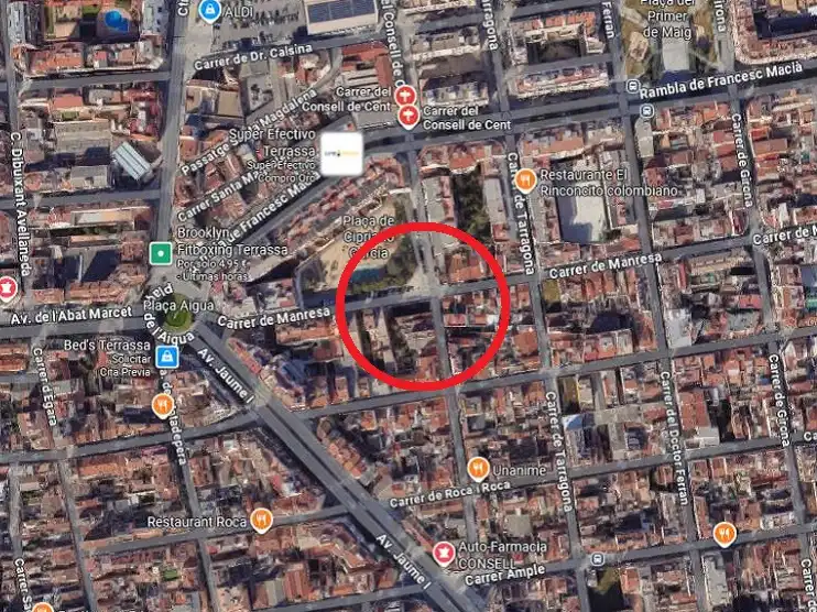 Vista exterior de Residencial en venda en Terrassa