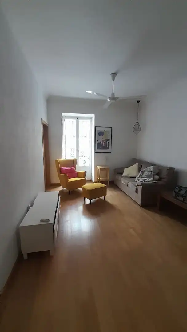 Wohnzimmer von Wohnung zur Miete in Madrid mit Klimaanlage, Heizung und Möbliert