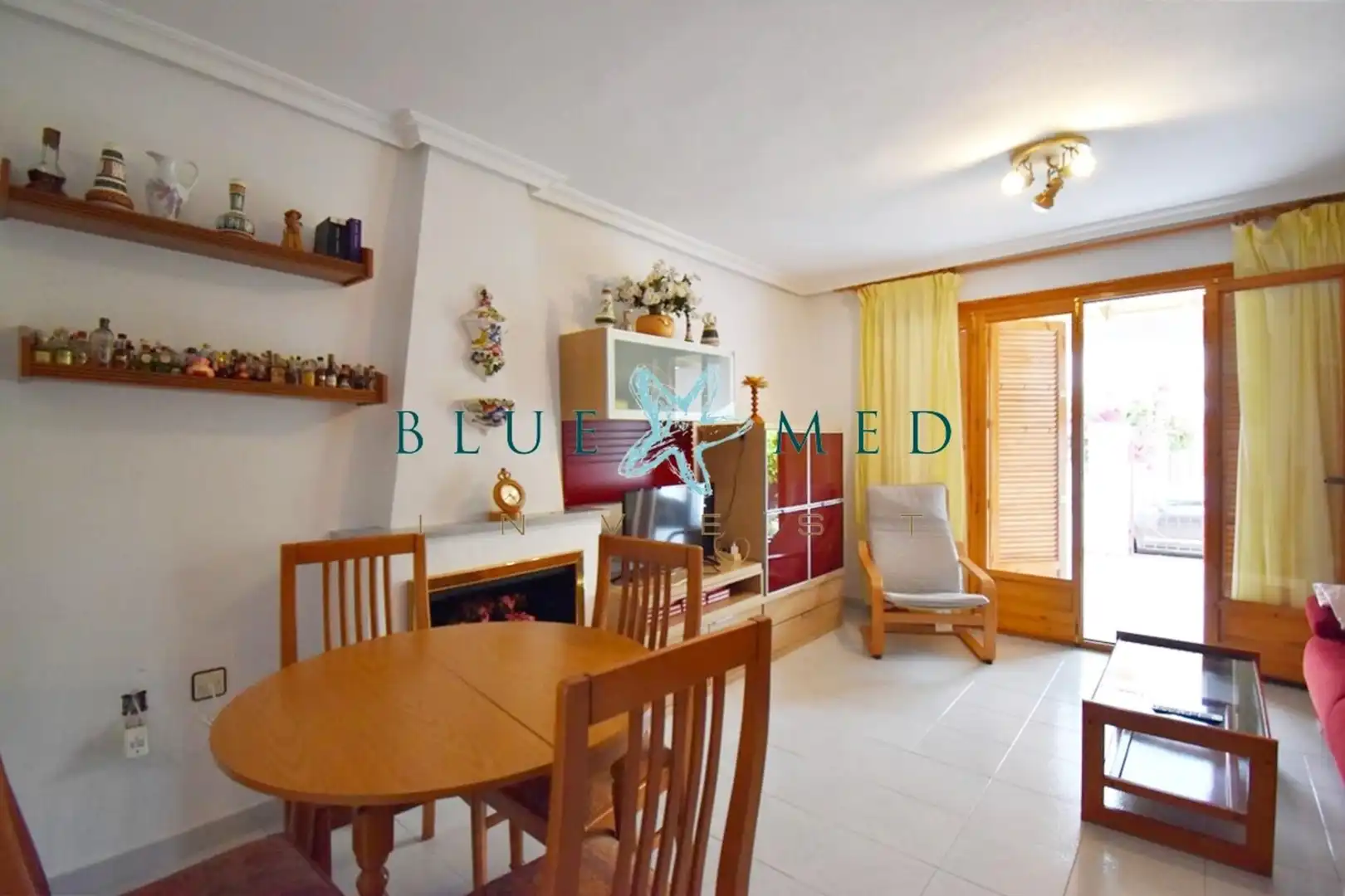 Comedor de Dúplex en venta en Mazarrón con Jardín privado, Terraza y Amueblado