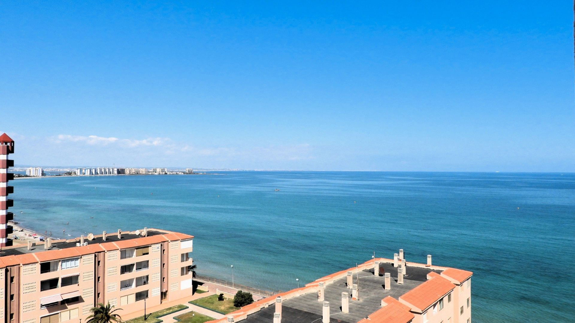 Bedroom of Flat for sale in La Manga del Mar Menor  with Heating, Terrace and Furnished