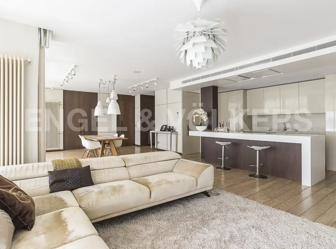 Sala de estar de Piso en venta en Barcelona con Aire acondicionado, Calefacción y Terraza