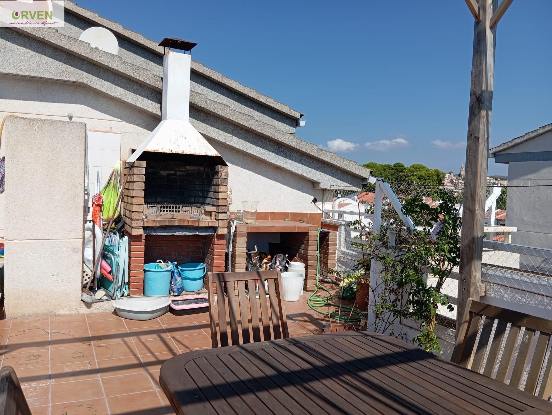Terrasse von Dachboden zum verkauf in Creixell mit Klimaanlage, Parkett und Terrasse