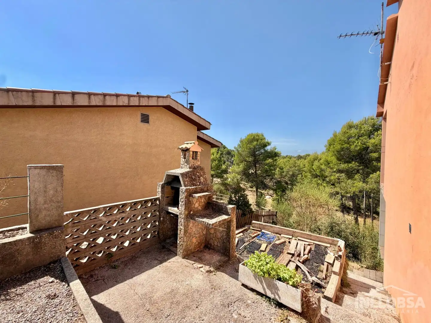 Jardí de Finca rústica en venda en Castellfollit del Boix amb Calefacció, Jardí privat i Terrassa