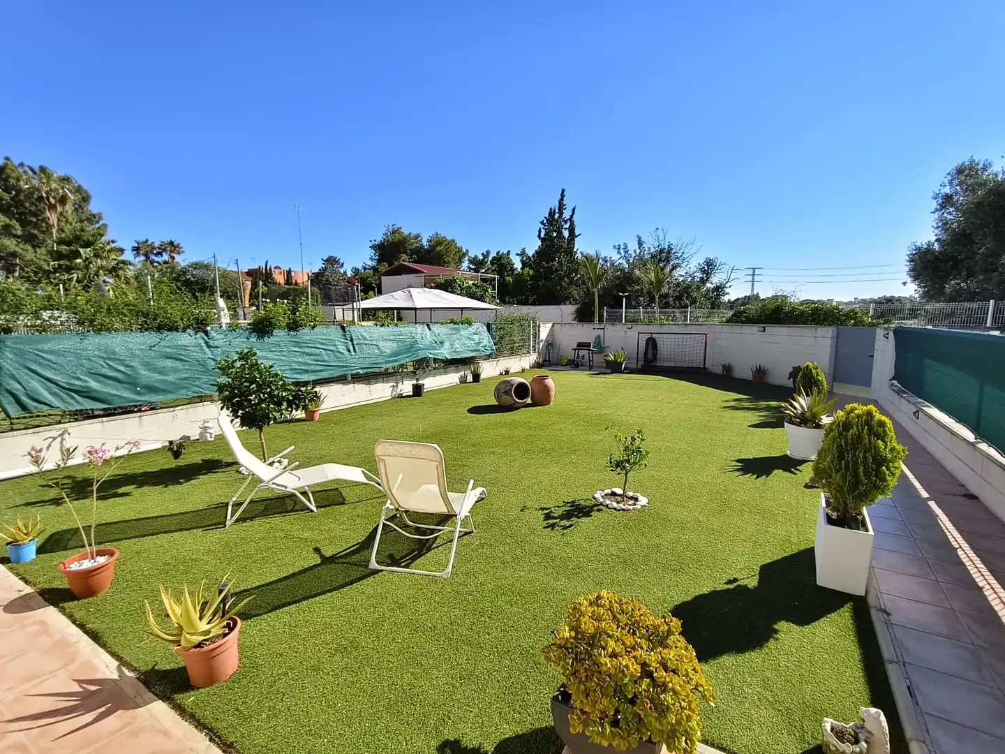 Terraza de Casa adosada en venta en Mutxamel con Aire acondicionado, Jardín privado y Terraza