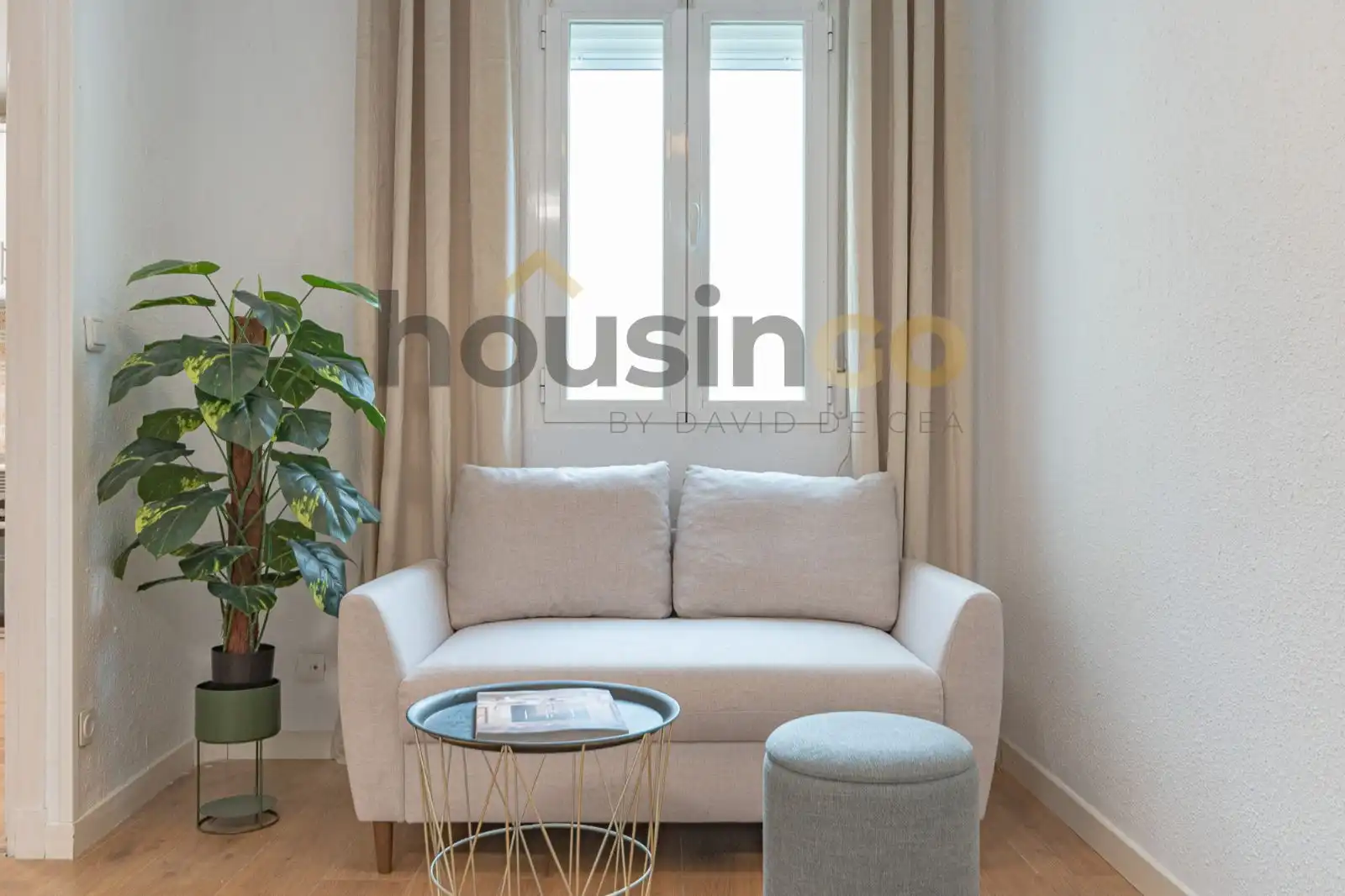 Sala d'estar de Pis de lloguer en Barrio de Salamanca