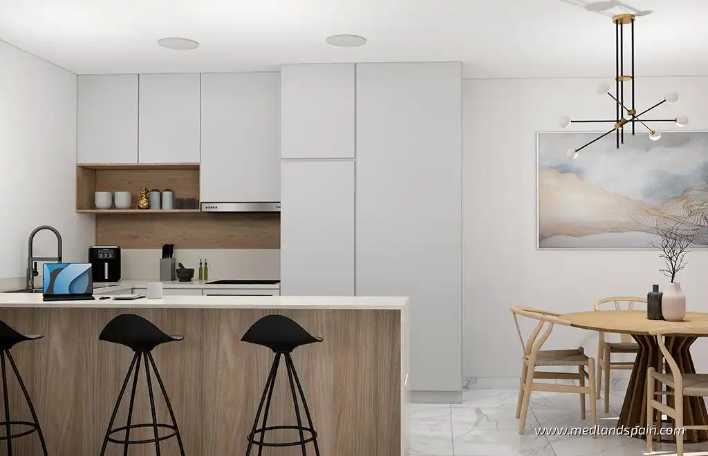 Cocina de Casa adosada en venta en Rojales con Jardín privado y Terraza