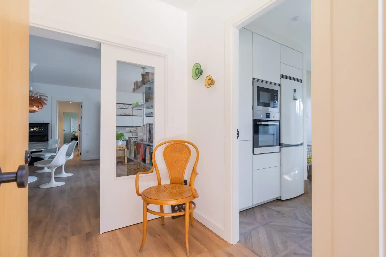 Cocina de Piso en venta en Estella / Lizarra con Calefacción, Jardín privado y Terraza