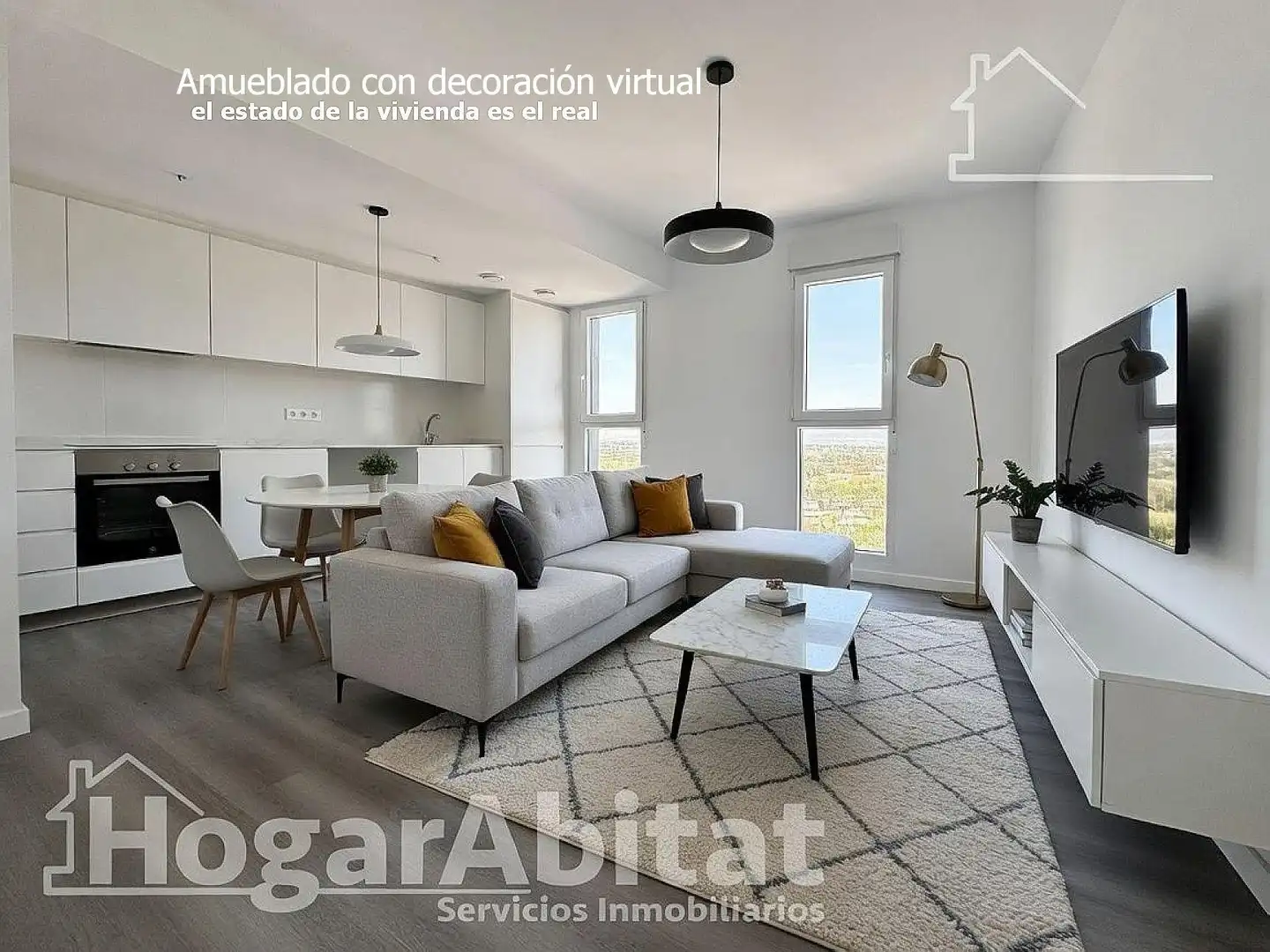 Sala de estar de Piso en venta en Castellón de la Plana / Castelló de la Plana