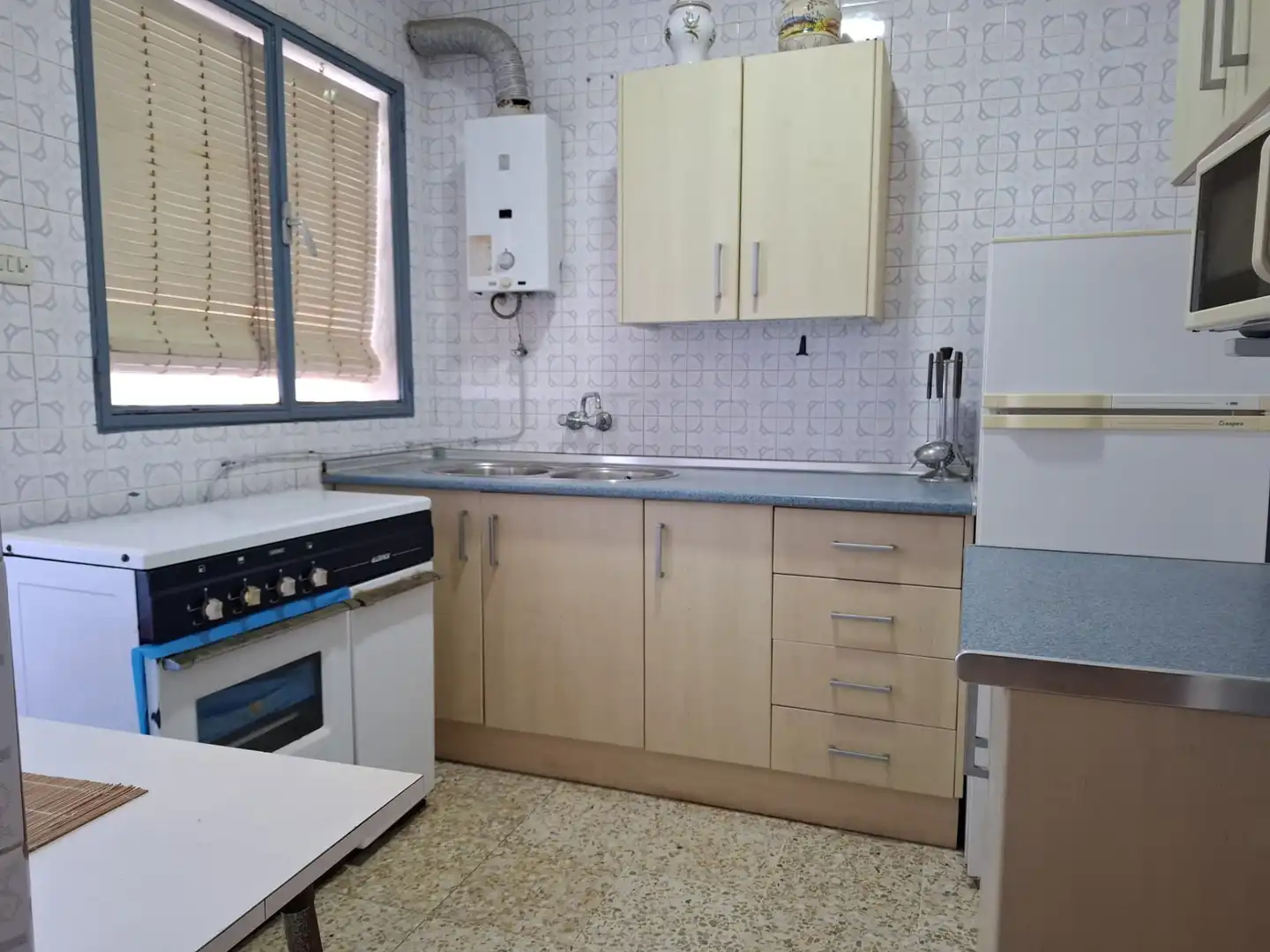 Kitchen of Flat for sale in Torrenueva Costa  with Terrace and Furnished