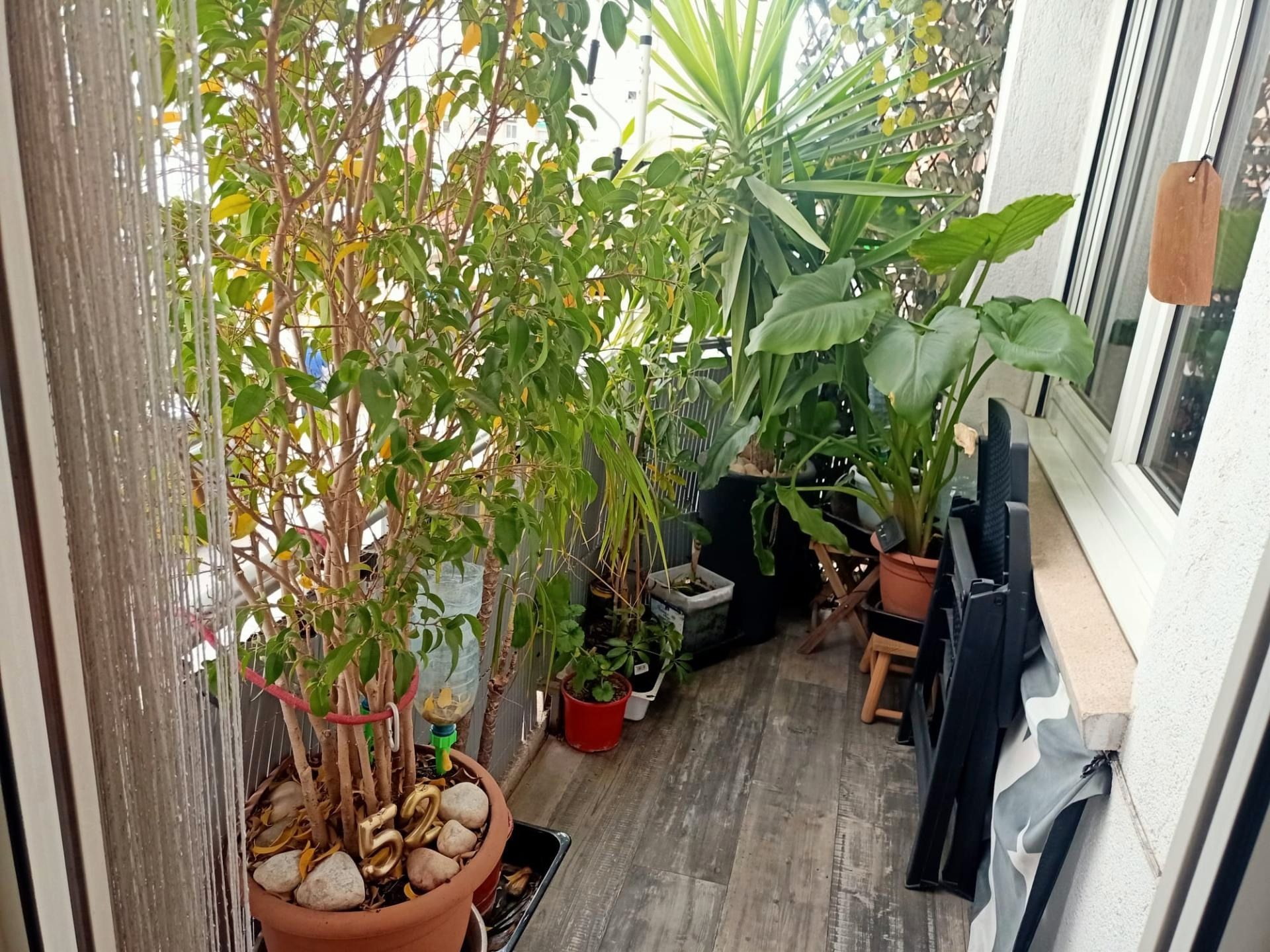 Balcony of Flat for sale in Sabadell  with Air Conditioner, Heating and Parquet flooring