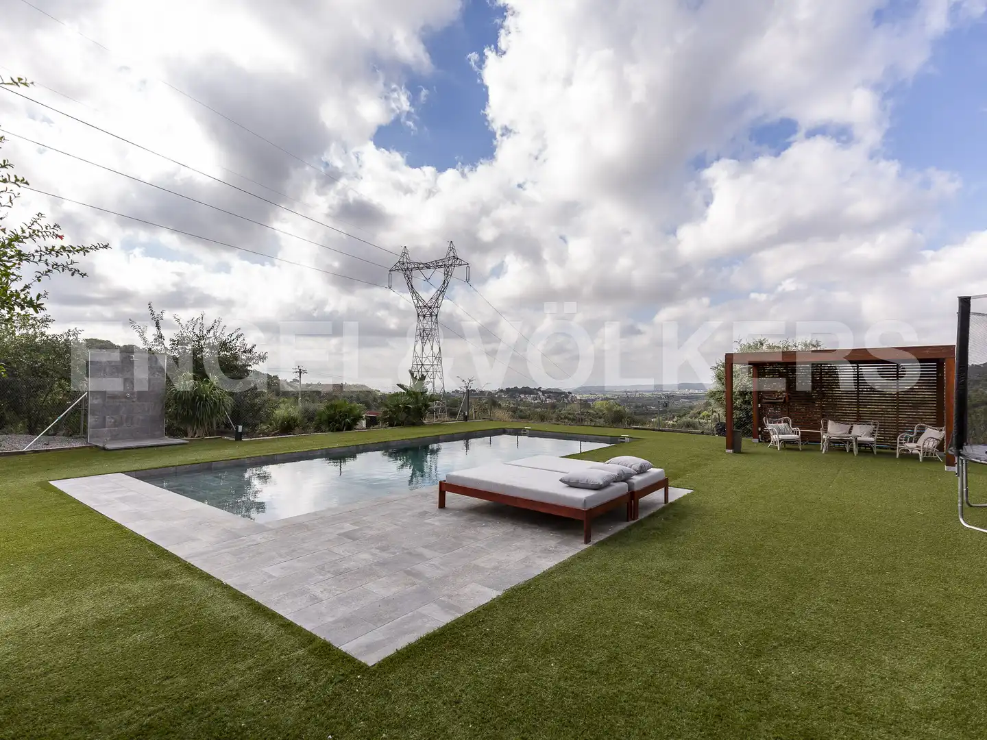 Swimming pool of Country homes for sale in Caldes de Montbui  with Air Conditioner, Heating and Private garden