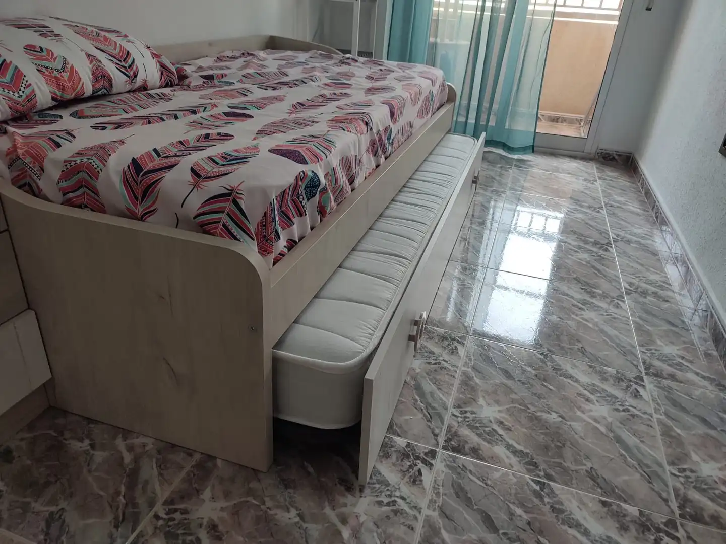 Bedroom of Flat for rent in Mazarrón  with Air Conditioner, Heating and Furnished