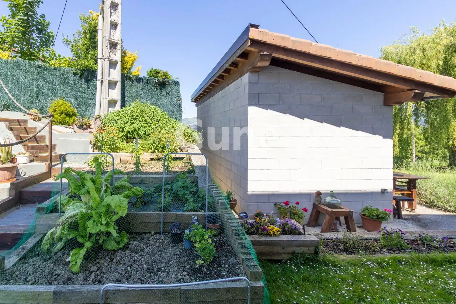 Jardín de Casa adosada en venta en Orendain con Calefacción, Terraza y Trastero
