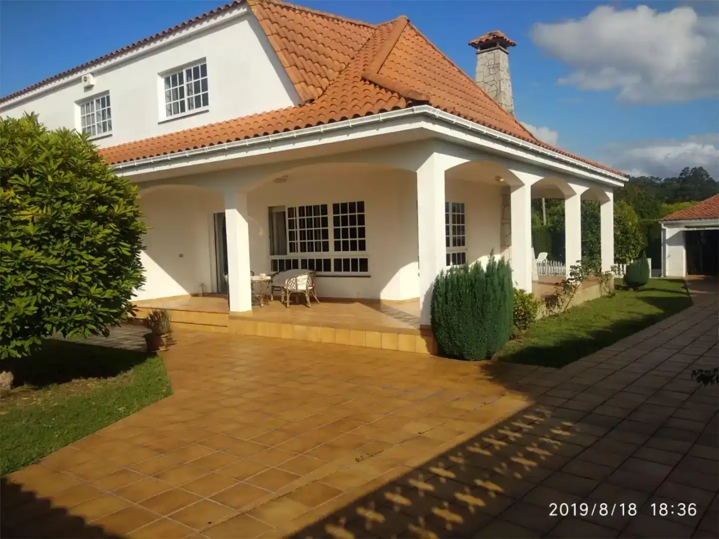 Terraza de Casa o chalet de alquiler en Cabanas con Jardín privado, Parquet y Piscina