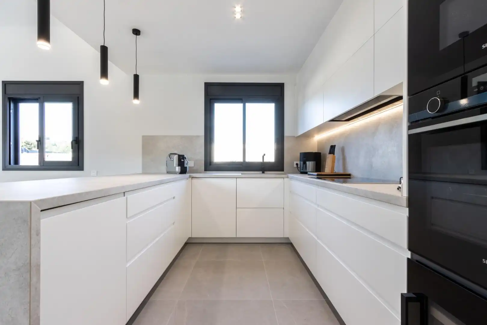 Kitchen of Houses for sale in Sant Quirze del Vallès  with Air Conditioner, Heating and Private garden