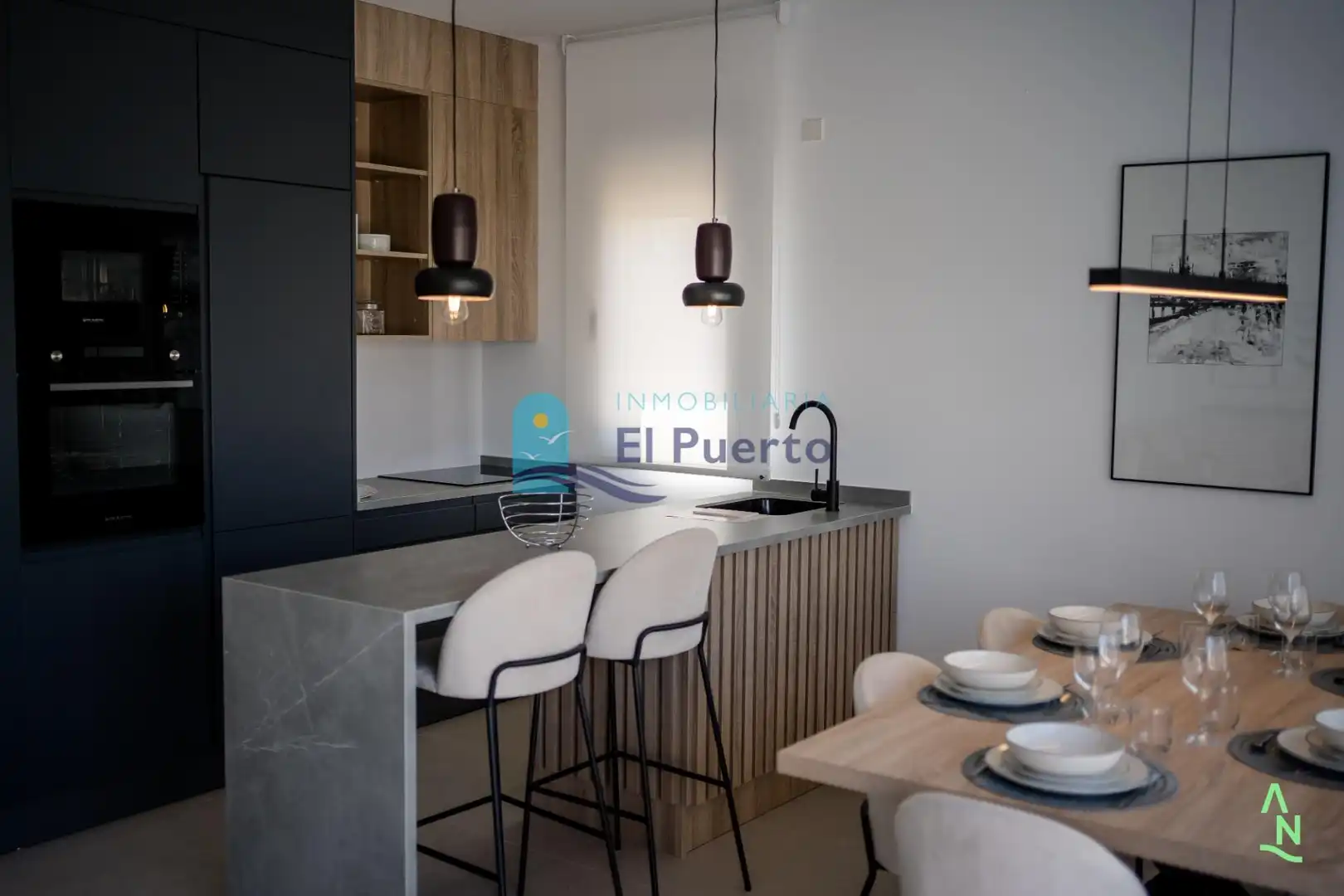 Cuina de Apartament en venda en Alhama de Murcia amb Jardí privat, Terrassa i Piscina comunitària