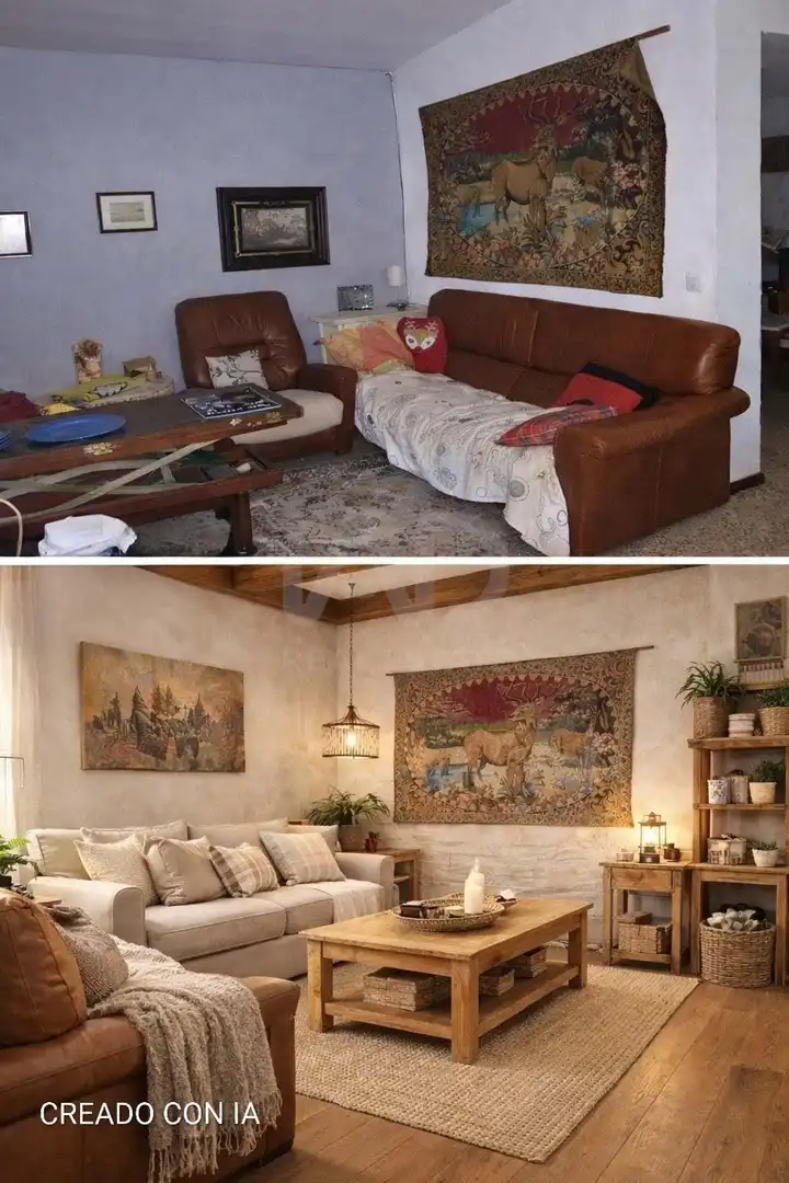 Sala d'estar de Casa o xalet en venda en Sevilla la Nueva amb Calefacció i Piscina