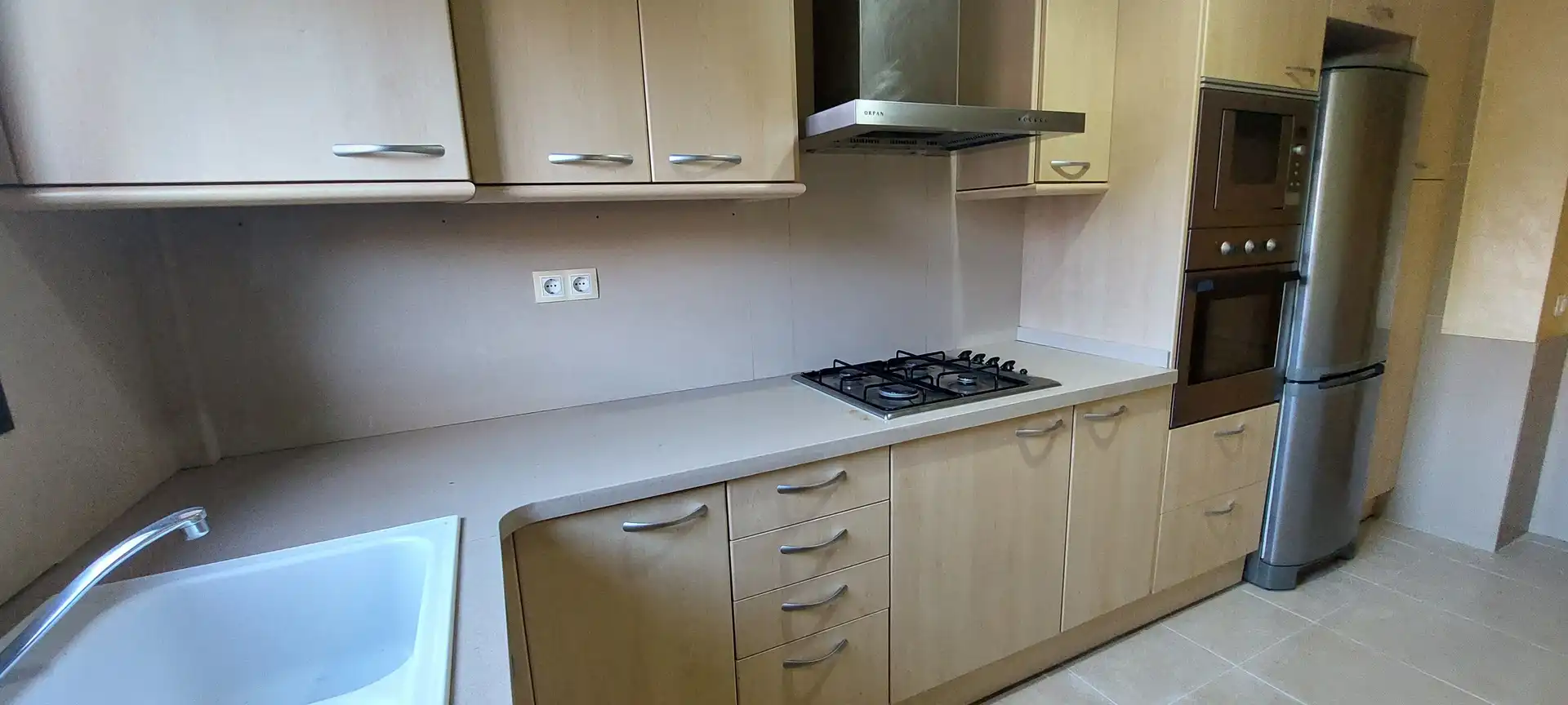 Küche von Wohnung zur Miete in Vallgorguina mit Heizung, Parkett und Balkon